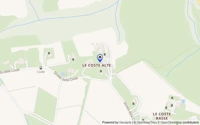 Mappa della zona: Str. delle Coste, 42, 53100 Siena SI, Italia, 53100, Siena, Siena