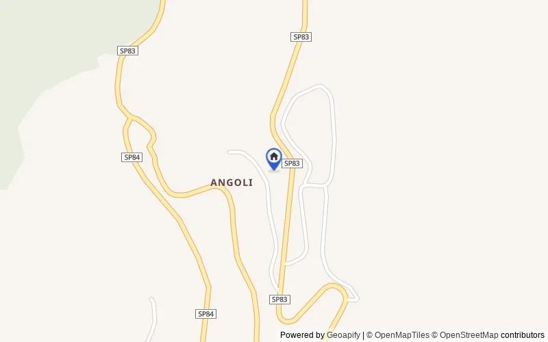 Mappa della zona: Vico I Cavour, Frazione Angoli, 88040, Serrastretta, Catanzaro