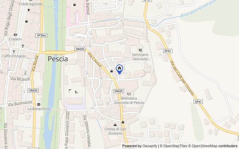 Map of the area: Via del Seminario, 13, 51017 Pescia PT, Italia, Pescia, Pistoia