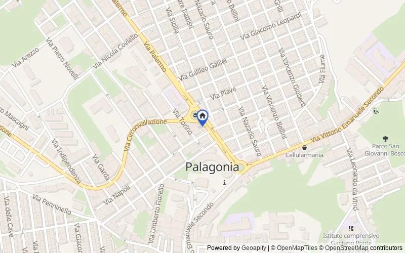 Map of the area: Via Palermo, 11, 95046 Palagonia CT, Italia, 95046, Palagonia, Catania