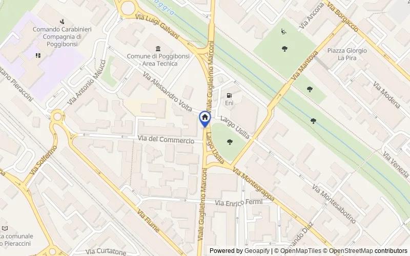 Map of the area: 53036 Poggibonsi SI, Italia, Poggibonsi, Siena