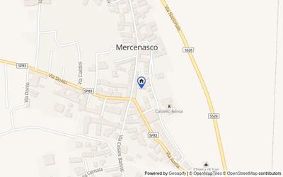 Mappa della zona: Via dei Mille, 20, 10010 Mercenasco TO, Italia, Mercenasco, Torino
