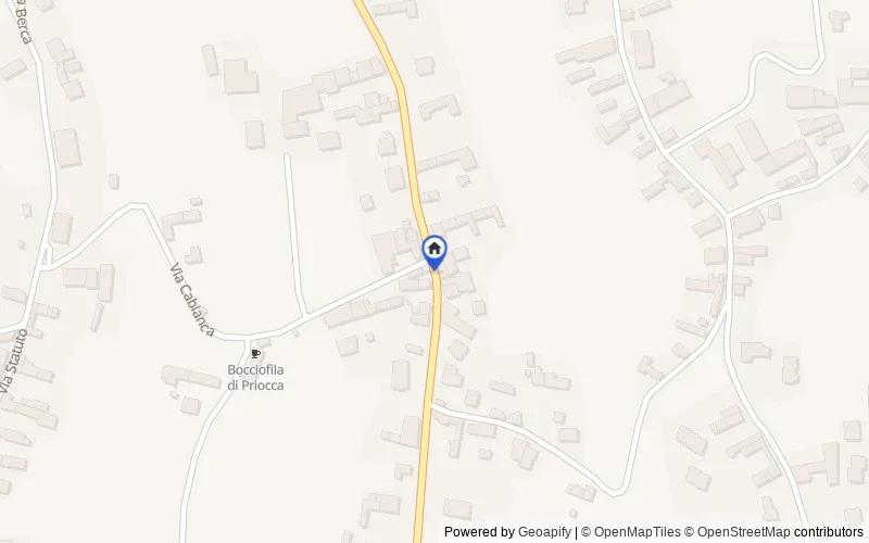 Map of the area: Via S. Carlo, 28, 12040 Priocca CN, Italia, Priocca, Cuneo