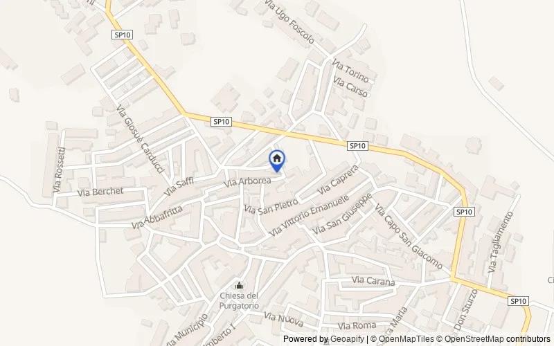 Mappa della zona: Via Arborea, 79, 07025 Luras OT, Italia, Luras, Sassari