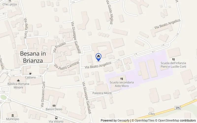 Map of the area: Via Beato Angelico, 3, 20842 Besana In Brianza MB, Italia, Besana in Brianza, Monza e della Brianza