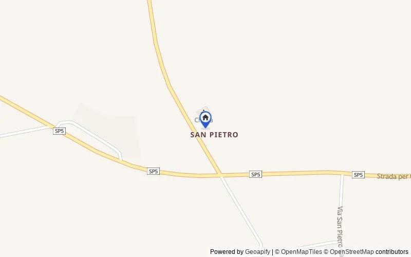 Mappa della zona: Strada San Pietro Dossello, 56, 46041, Asola, Mantova