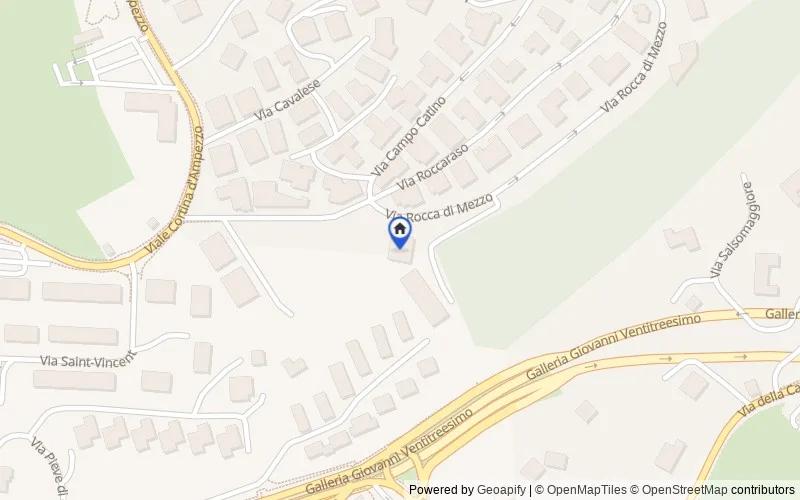 Mappa della zona: Via Rocca di Mezzo, 4/22, 00135 Roma RM, Italia, 00135, Roma, Roma