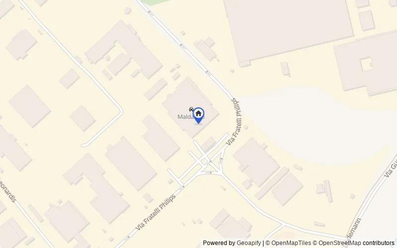 Mappa della zona: Via Fratelli Philips 5-7, 70132, Bari, Bari