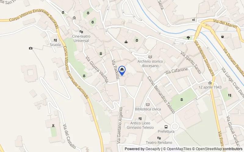 区域地图：via Padolisi, 6, 87100, Cosenza, Cosenza