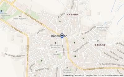 Mappa della zona: Via Stazione, 92020, Racalmuto, Agrigento