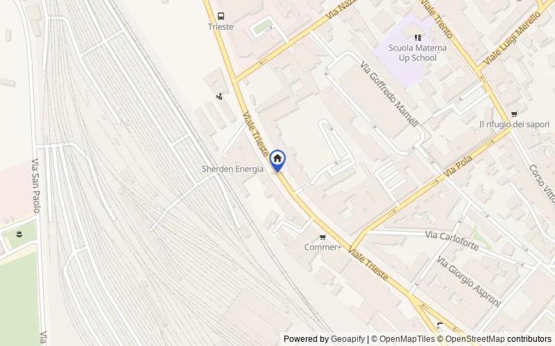 Mappa della zona: Viale Trieste, Cagliari CA, Italia, 09100, Cagliari, Cagliari