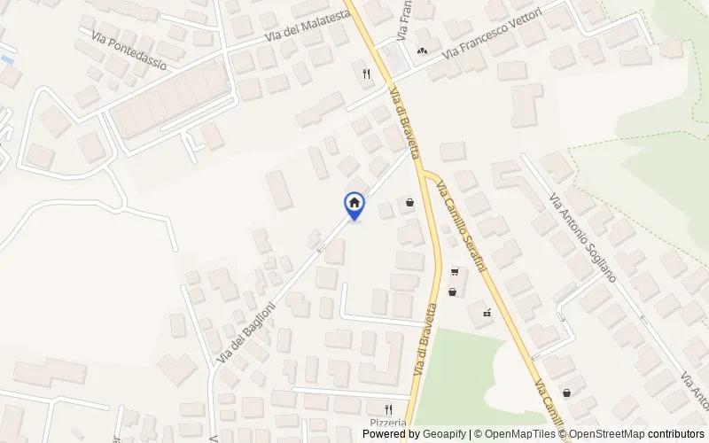 Mappa della zona: Via dei Baglioni, 9, 00164 Roma RM, Italia, 00164, Roma, Roma