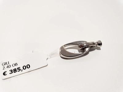 (Lotto n.1866) una chiusura per collana in oro bianco 18 kt gr. 2,40