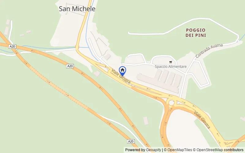 Mappa della zona: Strada comunale San Michele - Portella Castanea snc, 98100, Messina, Messina