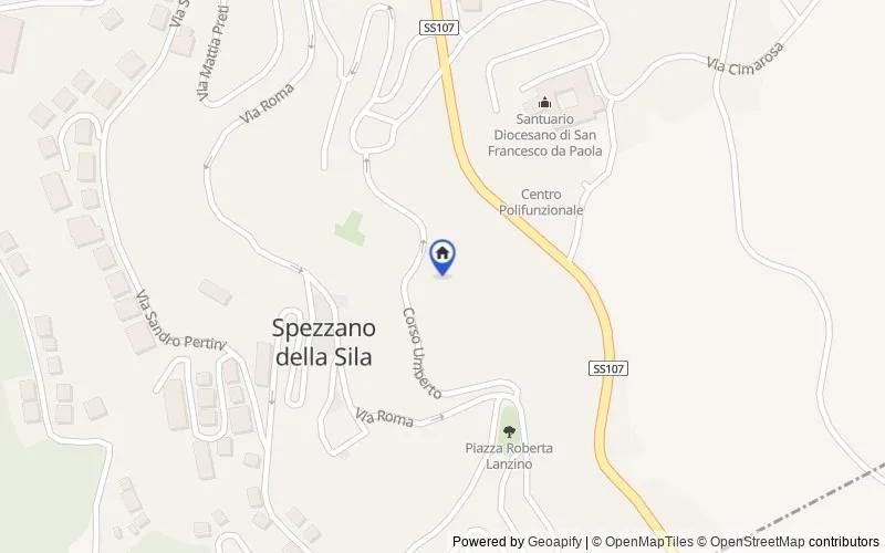 Mappa della zona: Via Timpone, 15, 87100, Cosenza, Cosenza