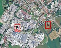 Terreni ubicati nell'area industriale, ripartiti in...