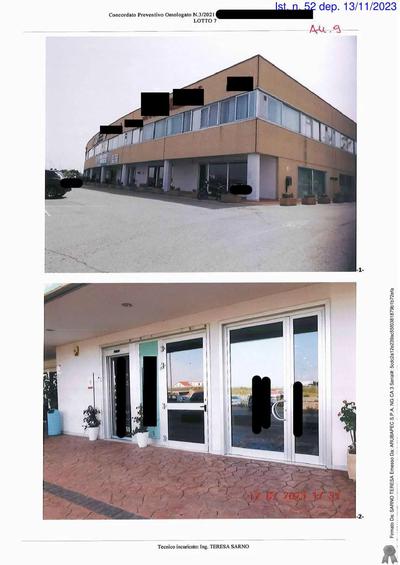 Piena proprietà per la quota di 1000/1000 di una unità immobiliare della superficie lorda di mq 1130 circa, ubicata al primo piano del fabbricato "Centro Polifunzionale La Vida" sito in Termoli alla via dei Palissandri 8.La struttura polifunzionale è stata realizzata a partire dall'anno 2008 e nei successivi anni è stata oggetto di ampliamenti e modifiche interne.