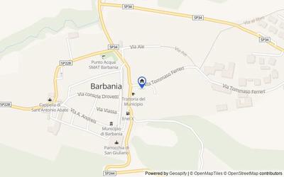 Mappa della zona: Via T. Ferreri, 2, 10070 Barbania TO, Italia, Barbania, Torino