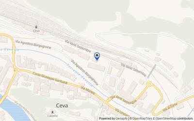 Mappa della zona: Via XX Settembre, 21, 12073 Ceva CN, Italia, Ceva, Cuneo