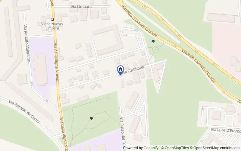 Carte du secteur : Via Cadibona, 48, 00139 Roma RM, Italia, 00139, Roma, Roma