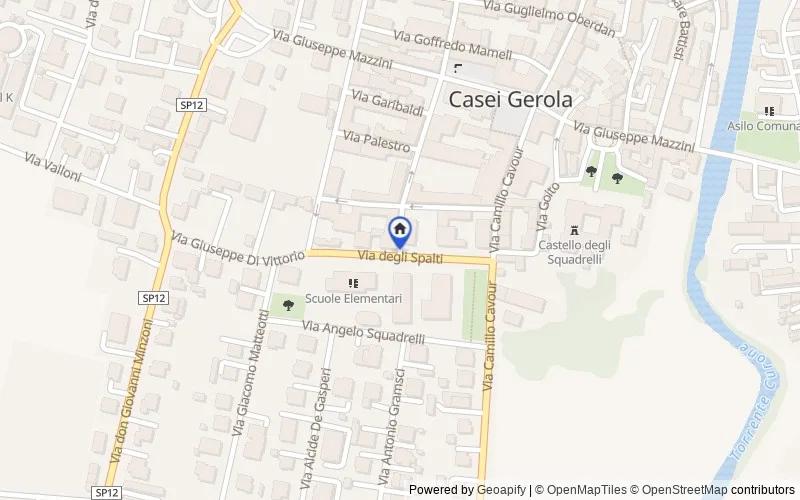 Mappa della zona: Via Risorgimento, 34, 27050, Casei Gerola, Pavia