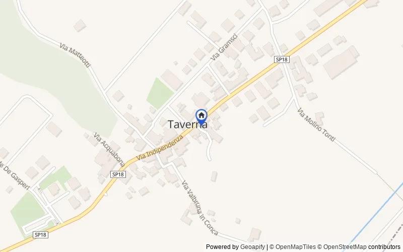 Mappa della zona: Via Appia, 5, 47854 Taverna RN, Italia, Montescudo - Monte Colombo, Rimini