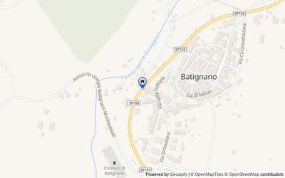 Mappa della zona: Via Senese Sud, 58100 Batignano GR, Italia, Grosseto, Grosseto
