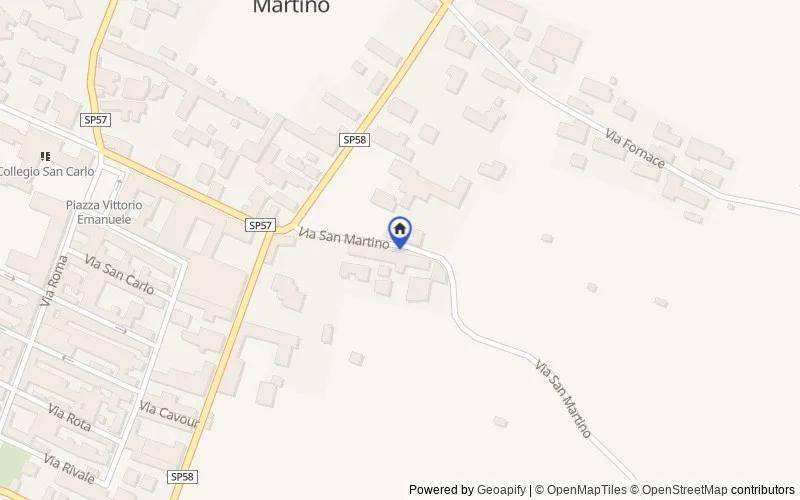 Mappa della zona: Via S. Martino, 7, 15032 Borgo San Martino AL, Italia, 15032, Borgo San Martino, Alessandria