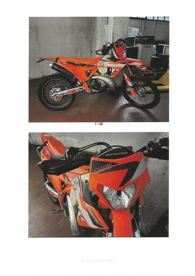 Apparecchiatura informatica ed elettronica, in parte ancora nell'imballo originale + motocicletta KTM