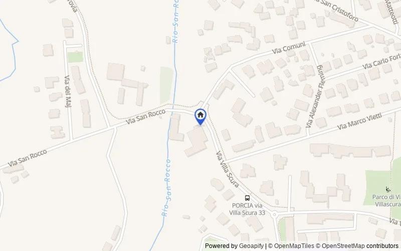 Mappa della zona: Via San Rocco, 3, 33080, Porcia, Pordenone