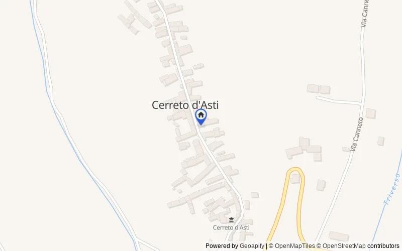 Map of the area: Via Inserra, 24, 14020 Cerreto D'asti AT, Italia, Cerreto d'Asti, Asti
