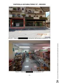 Negozio per la quota di 1/1 di piena proprietà della...