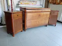 Comò in legno color noce, misure: Mt. 1,25  X 0,60 X...
