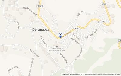 Mappa della zona: Zona Omogenea B2, 89012, Delianuova, Reggio di Calabria