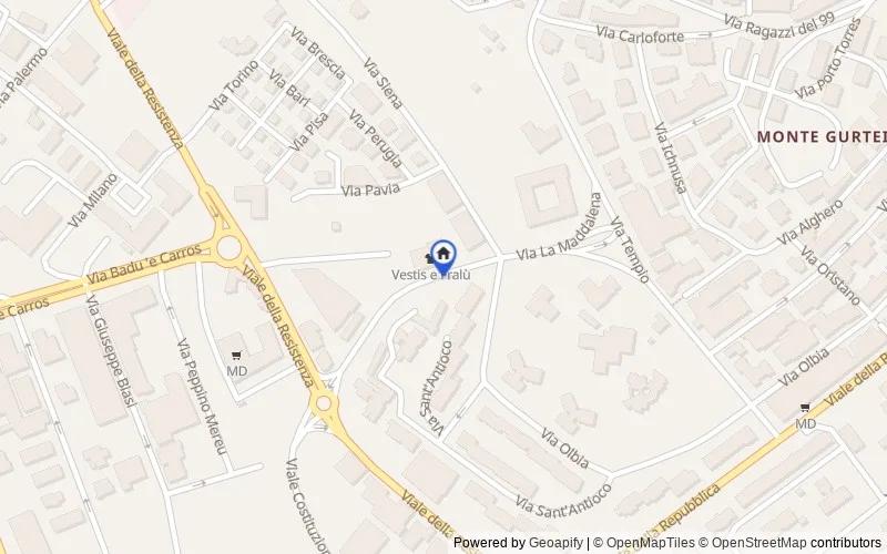 Map of the area: Via la Maddalena, 18, 08100 Nuoro NU, Italia, Nuoro, Nuoro