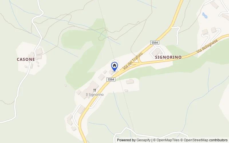 Karte der Umgebung: Via Bolognese, n. 213/A, 51100, Pistoia, Pistoia
