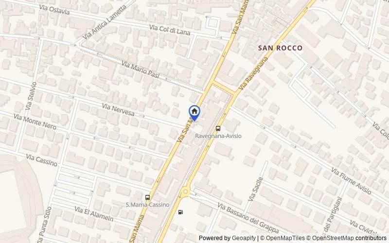 Mappa della zona: Via S. Mama, 120, 48121 Ravenna RA, Italia, Ravenna, Ravenna