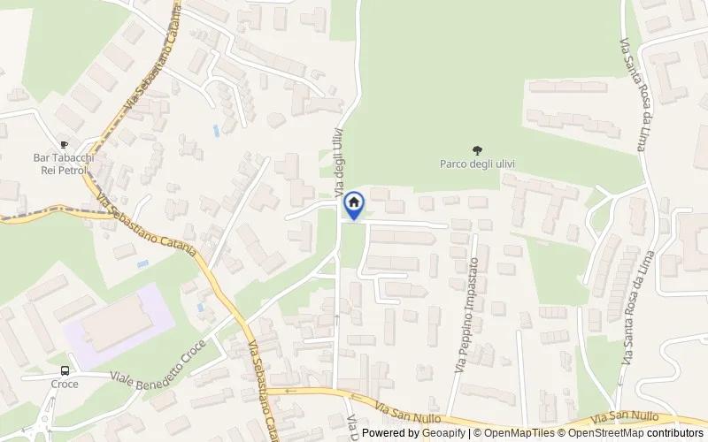 Map of the area: Via Degli Ulivi, 37, 95123 Catania CT, Italia, 95123, Catania, Catania