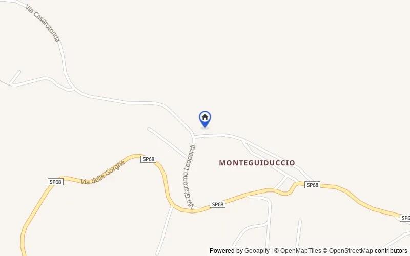 Mappa della zona: 61030 Monteguiduccio PU, Italia, 61030, Montefelcino, Pesaro e Urbino