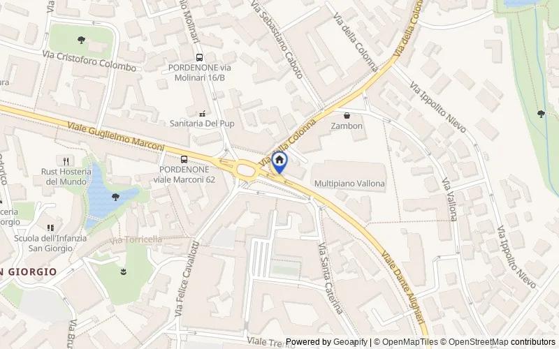 Mappa della zona: Piazzale Duca D'Aosta, 33170 Pordenone PN, Italia, 33170, Pordenone, Pordenone