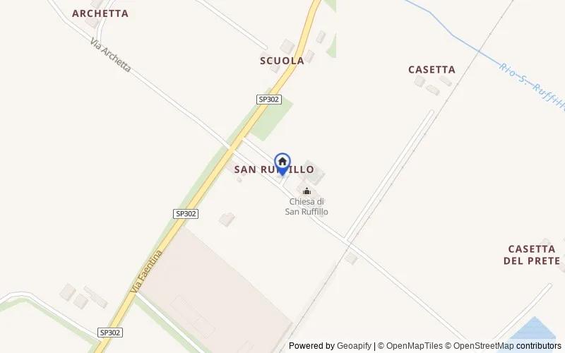 Mappa della zona: loc. San Ruffillo, 48013, Brisighella, Ravenna