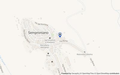 Mappa della zona: Via Del Roccone, 2, 58055 Semproniano GR, Italia, Semproniano, Grosseto