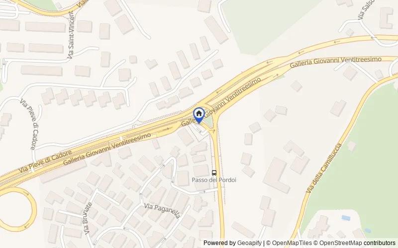 Mappa della zona: Piazza Passo del Pordoi, 22, 00135 Roma RM, Italia, 00135, Roma, Roma