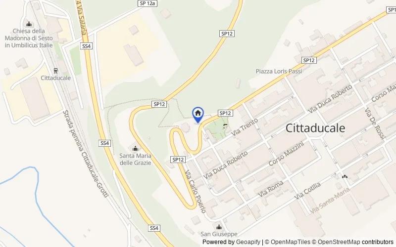 区域地图：via Nazionale, 83040, Castelfranci, Avellino