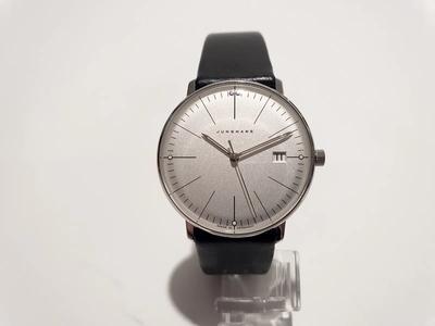 (Lotto n.1740) un orologio marca Junghans max bill damen con cinturino in...