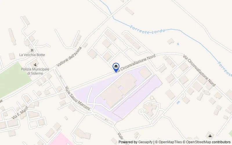 Mappa della zona: via Circonvallazione Nord, 89048, Siderno, Reggio di Calabria