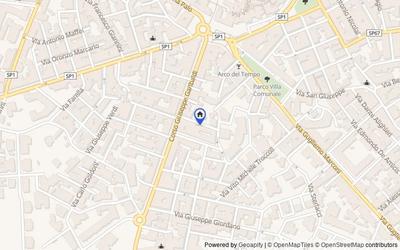 Mappa della zona: Via Donato Fazio, Bitetto, Bari