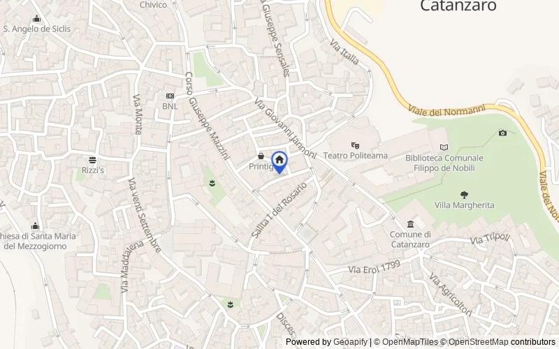 Mappa della zona: Discesa Piazza Nuova, N. 3 88100 Catanzaro CZ, Italia, 88100, Catanzaro, Catanzaro