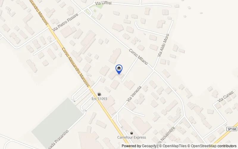 Map of the area: Corso Milano, 23, 12046 Montà CN, Italia, Montà, Cuneo
