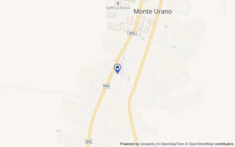 Mapa de la zona: Via Incancellata, 39, 63813 Monte Urano FM, Italia, 63813, Monte Urano, Fermo